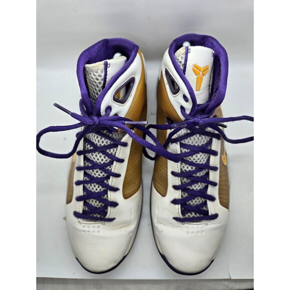 Nike Hyperdunk Supreme Lakers Home Basketball Shoes Men\'s 9.5 Athletic Sneakers